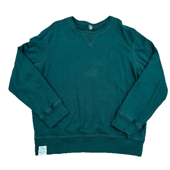 Polo Ralph Lauren Other - Polo Ralph Lauren Sweatshirt Mens XL Waffle Thermal Lined Double Knit Pullover